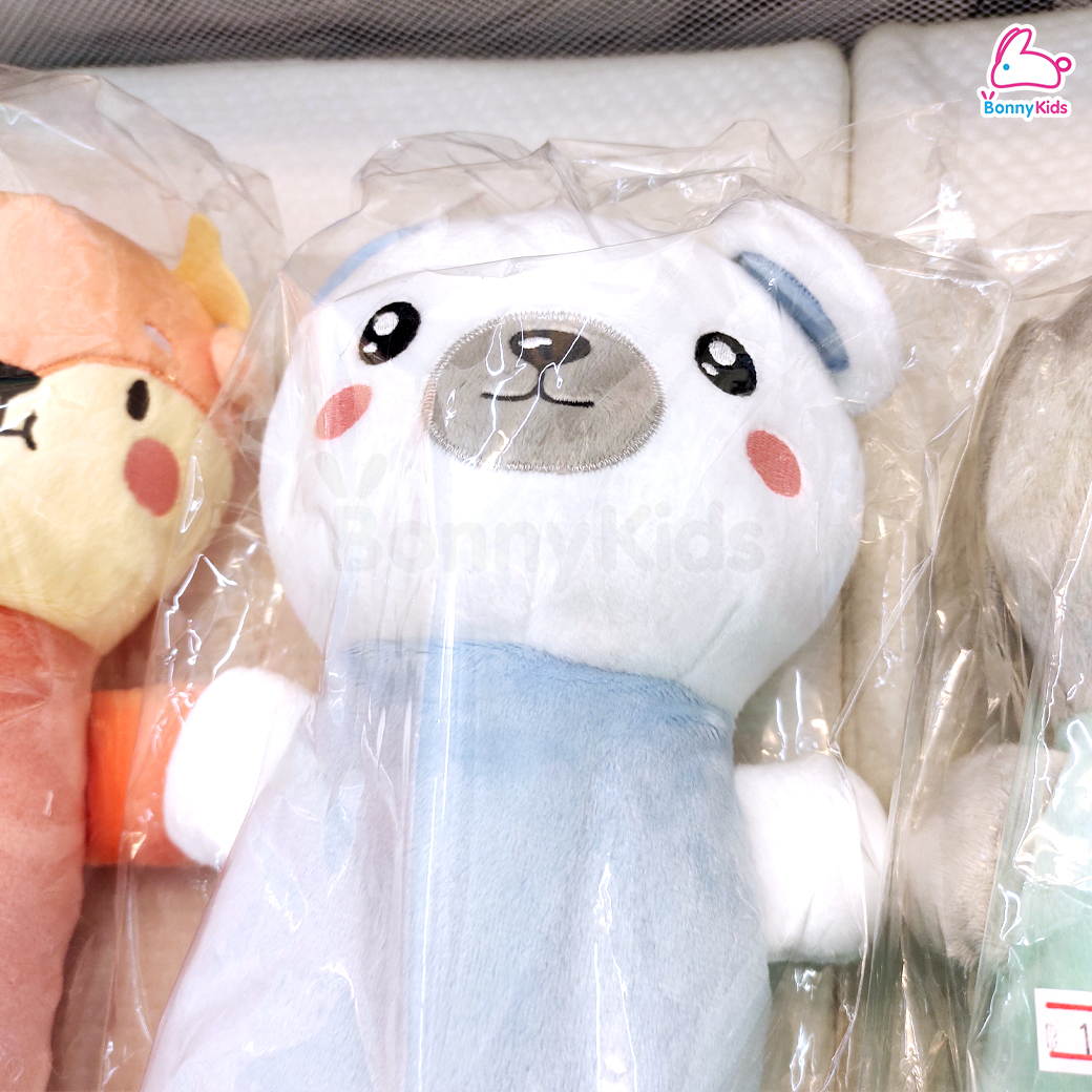 PAPA BABY (ปาป้าเบบี้) หมอนข้างเด็ก ผ้าเวลบัวกอดนุ่ม เกรดพรีเมี่ยม ดีไซน์น่ารัก