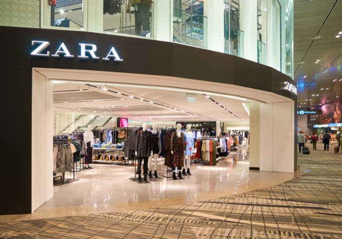 หมวกปีกกว้างเส้นใยพืช ZARA (ของใหม่)