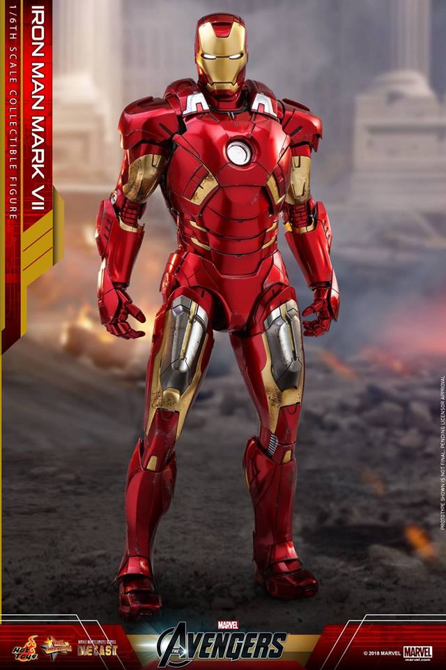 เปิดจอง Iron Man MK7: Avengers (Diecast) 1/6 Scale by Hot Toy