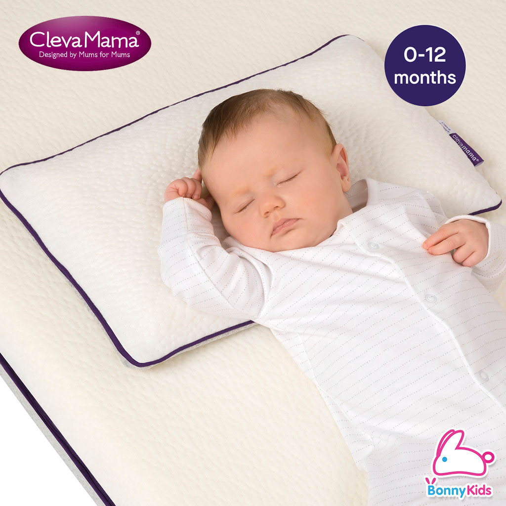ClevaMama ClevaFoam Pillow หมอนหนุนสำหรับเด็ก 0-12+ (มีขนาดสำหรับเด็กแต่ละช่วงวัย)