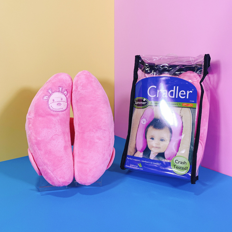 [ฟรี!! ถุงเก็บ] หมอนรองคอเด็ก หมอนรองคอเด็กคาร์ซีท หมอนคาร์ซีท หมอนกล้วย หมอนในรถเข็น ประคองศีรษะและลำคอลูกน้อย