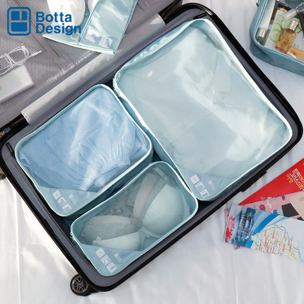 (ขนาด M) Botta Desig กระเป๋าจัดระเบียบเดินทาง 3 in 1 ใช้แบบแยก หรือรวมกันได้ สำหรับกระเป๋าเดินทางขนาด 18" - 19" และ 24" - 28"