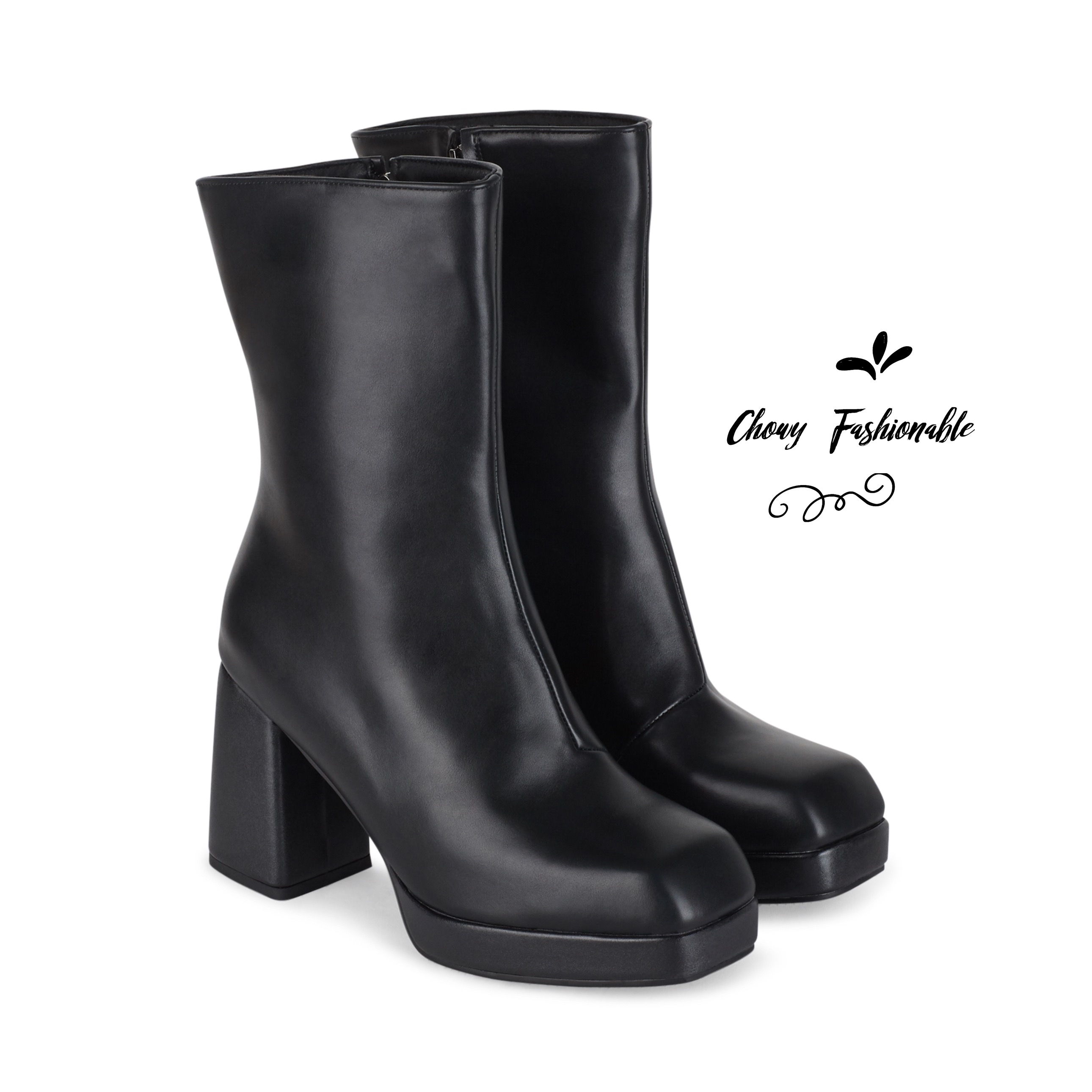 รองเท้าบู้ทไซส์ใหญ่ 43 45 46 47 บูทส้นสูงไซส์ใหญ่ บู๊ทคอร์สเพย์ รองเท้าคอสเพย์ไซส์ใหญ่ KR1206