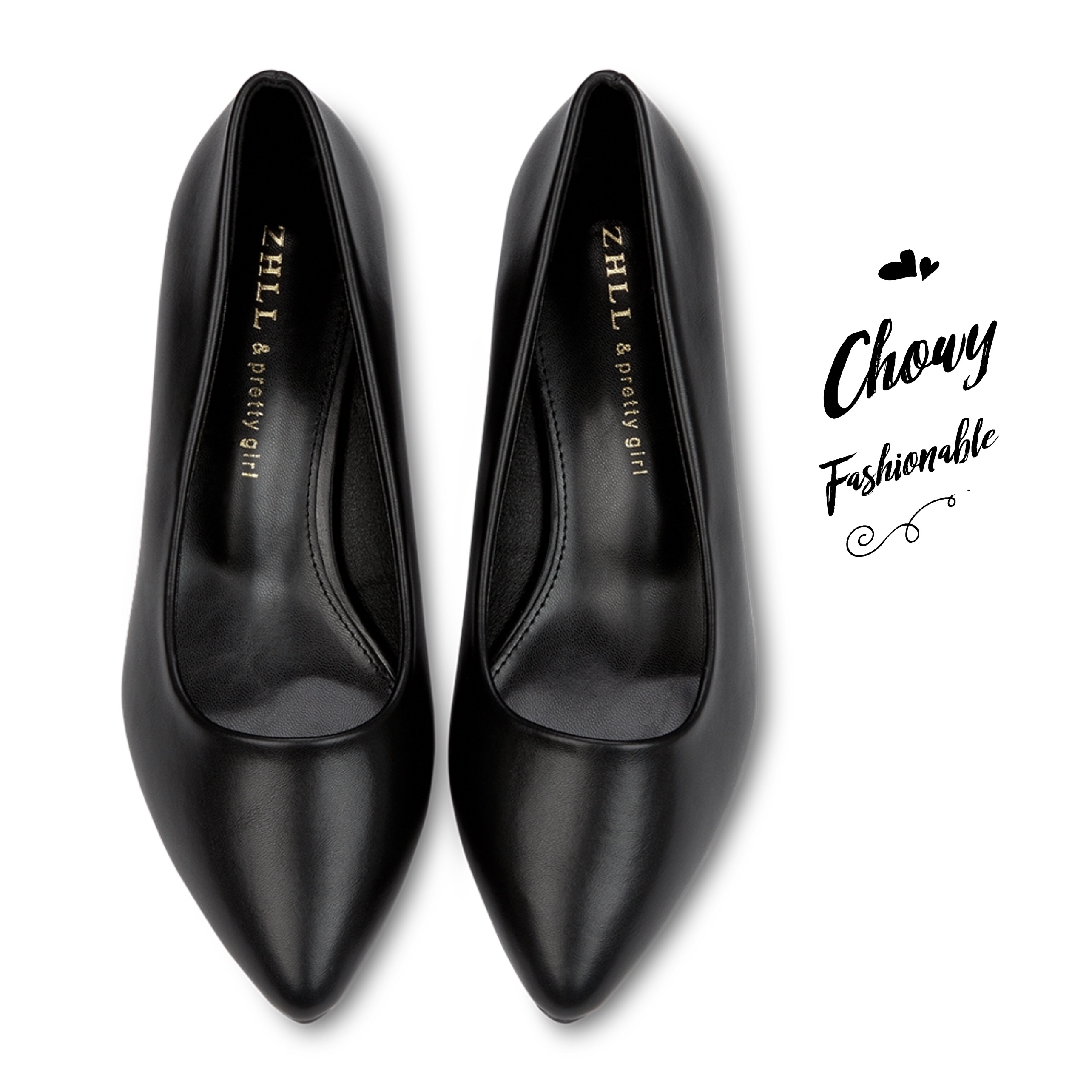 รองเท้าไซส์ใหญ่ 40-45 EU ส้นเตี้ยหัวแหลม หน้ากว้างพิเศษ KR1105