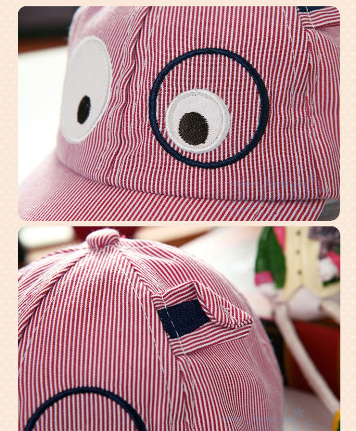 หมวกแคปเด็กอ่อน ปักรูปหน้าสัตว์ มีหูตั้ง น่ารัก ขนาด 6-18 เดือน