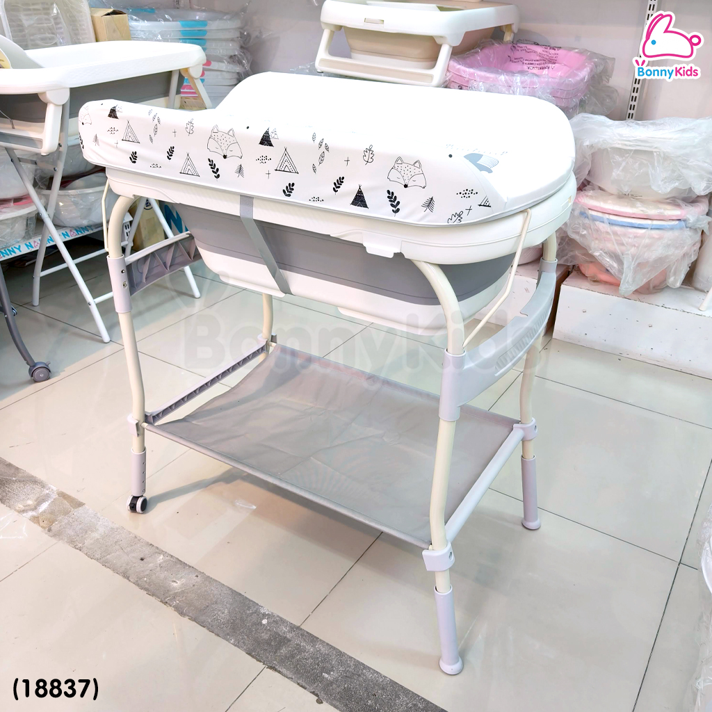 (18837) Bubble beans (บับเบิ้ล บีน) อ่างอาบน้ำ2in1 รุ่น AquaBub อัพเกรดพร้อมสายชาจ USB เเละเบาะเปลี่ยนผ้าอ้อม