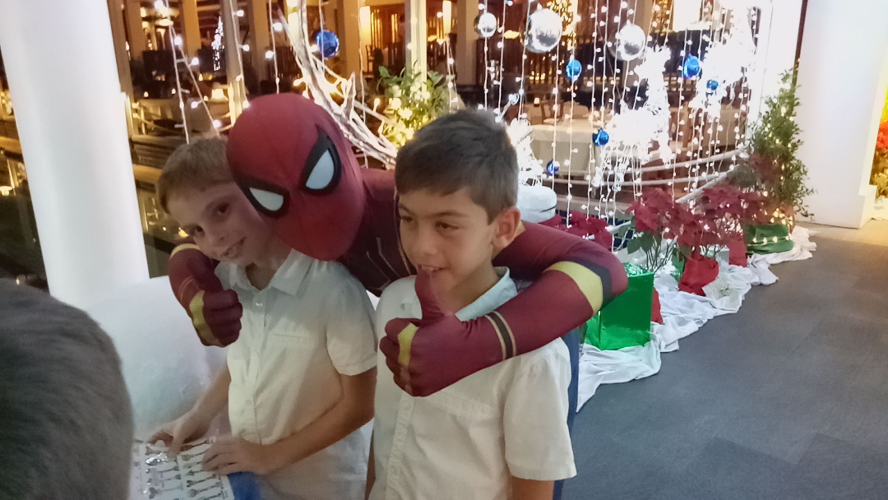 คอสเพลย์ การแสดง โชว์ Show Event อีเว้นท์ งานเลี้ยงสังสรรค์ งานวันเกิด Spider Man Merry Christmas Days 25/12/2560