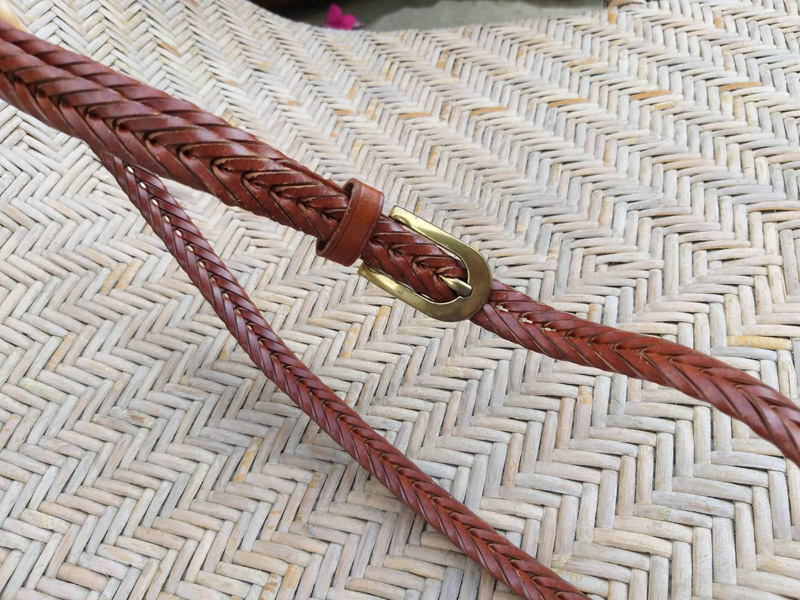 เข็มขัดหนังแท้สานขัด สวยน่ารักมาก