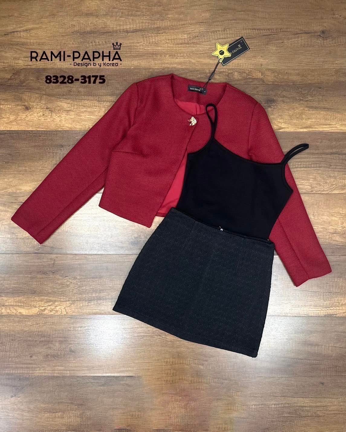 Set 3ชิ้น เสื้อคลุม+สายเดี่ยว+กระโปรง ใส่สบาย : สินค้าคุณภาพ (พร้อมส่ง)