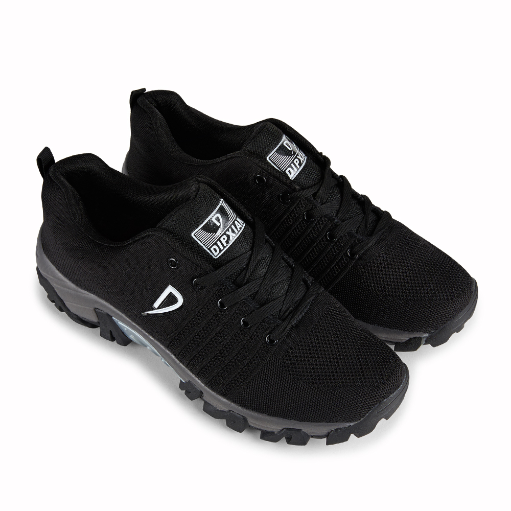 รองเท้าผ้าใบผู้ชายไซส์ใหญ่ 48-54 ผ้าใบชายสีดำไซส์ใหญ่ KR0880BL