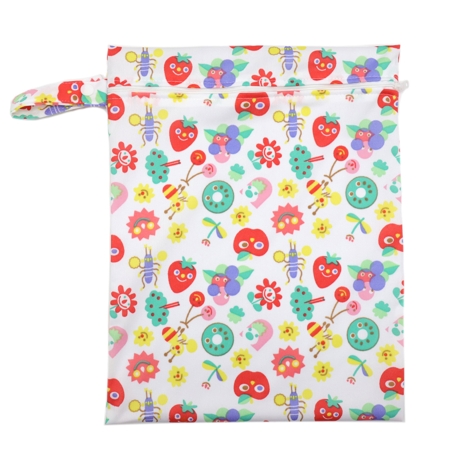 กระเป๋าใส่ผ้าเปียก ถุงผ้าเปียก ใส่กางเกงผ้าอ้อมรอซัก Baby Wet Bag