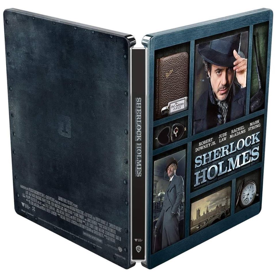 (Pre-Order) (4K+BD Steelbook) Sherlock Holmes (2009) เชอร์ล็อค โฮล์มส์ ดับแผนพิฆาตโลก (มีพากย์ไทย)