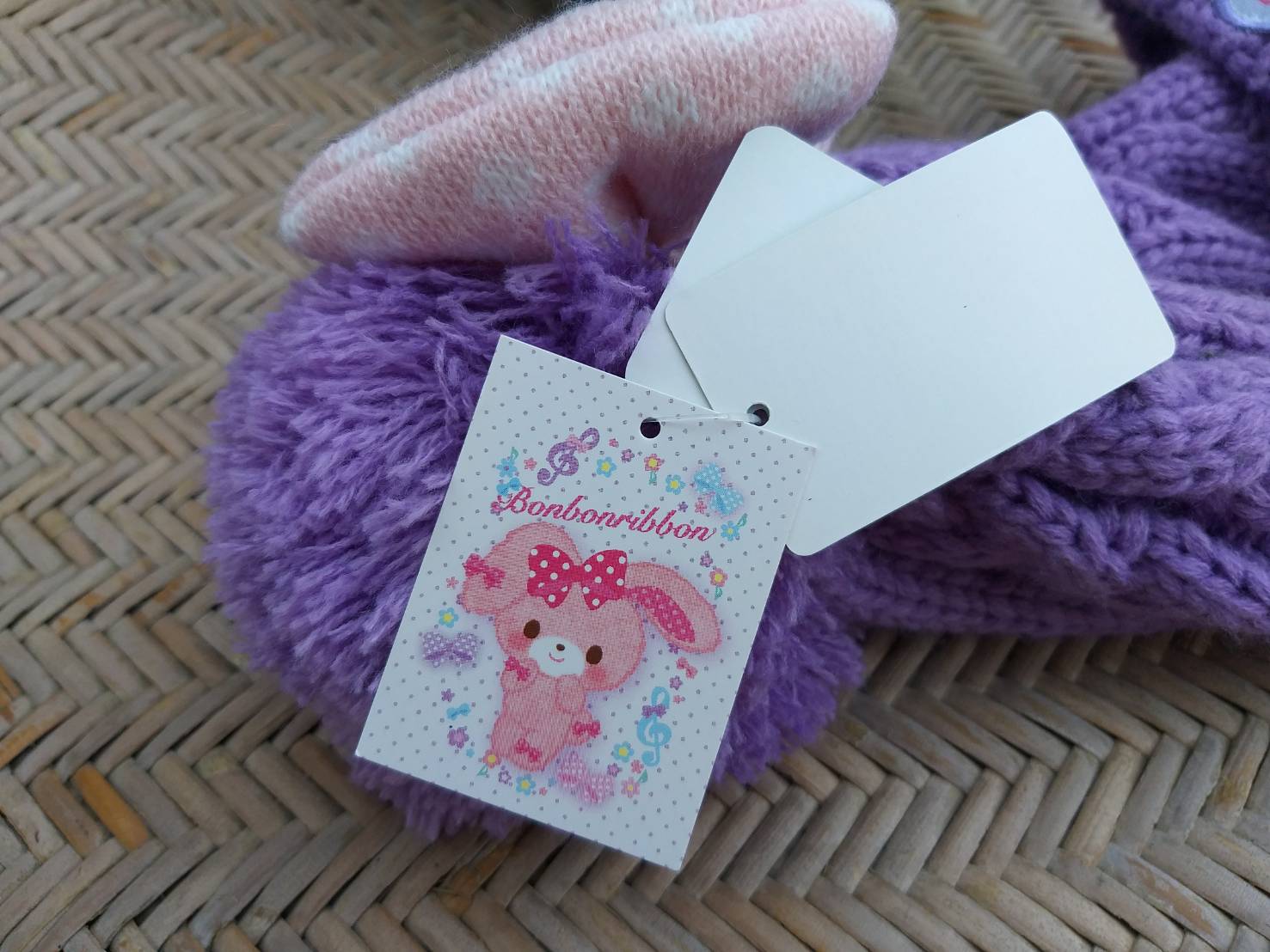 หมวกไหมพรมหนานุ่ม Bonbonribbon ลิขสิทธิ์แท้