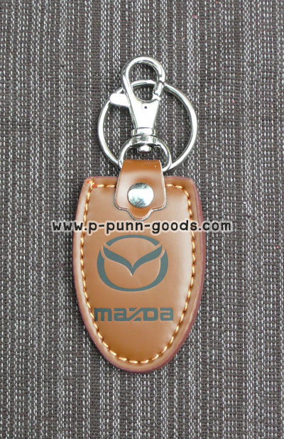 พวงกุญแจหนัง ยี่ห้อรถ Mazda