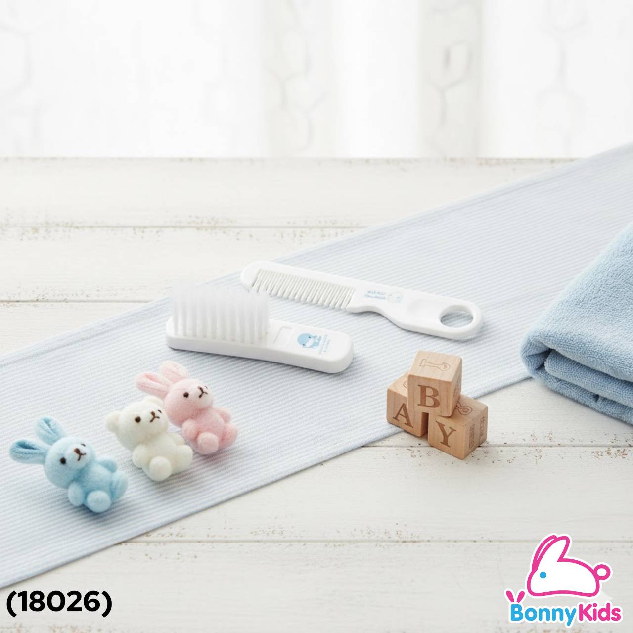 (18026) KUKU DUCKBILL ชุดหวีสำหรับทารก Baby Hairbrush & Comb Set