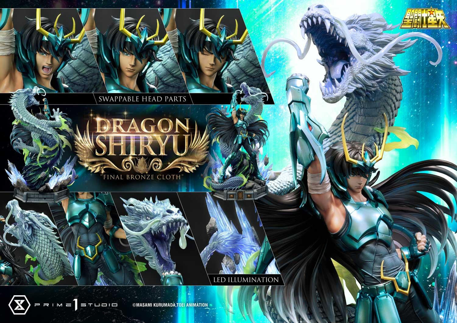[เปิดจอง] *** Prime 1 Studio ** PMKZ-02: Dragon Shiryu “Final Bronze Cloth” (Saint Seiya)