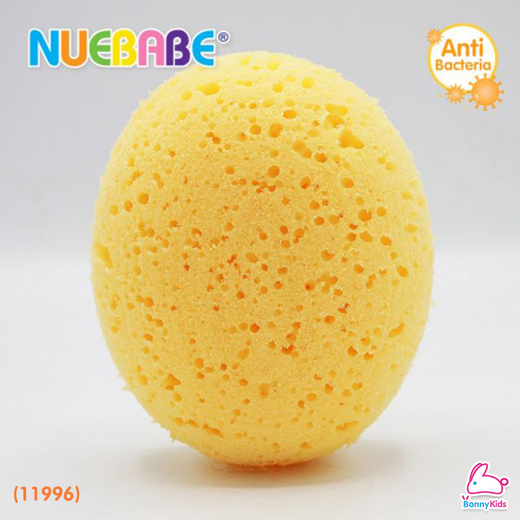 (11996) NUEBABE (นูเบบ) Bath Sponge Anti-Bacteria ฟองน้ำเด็กแอนตี้แบคทีเรีย
