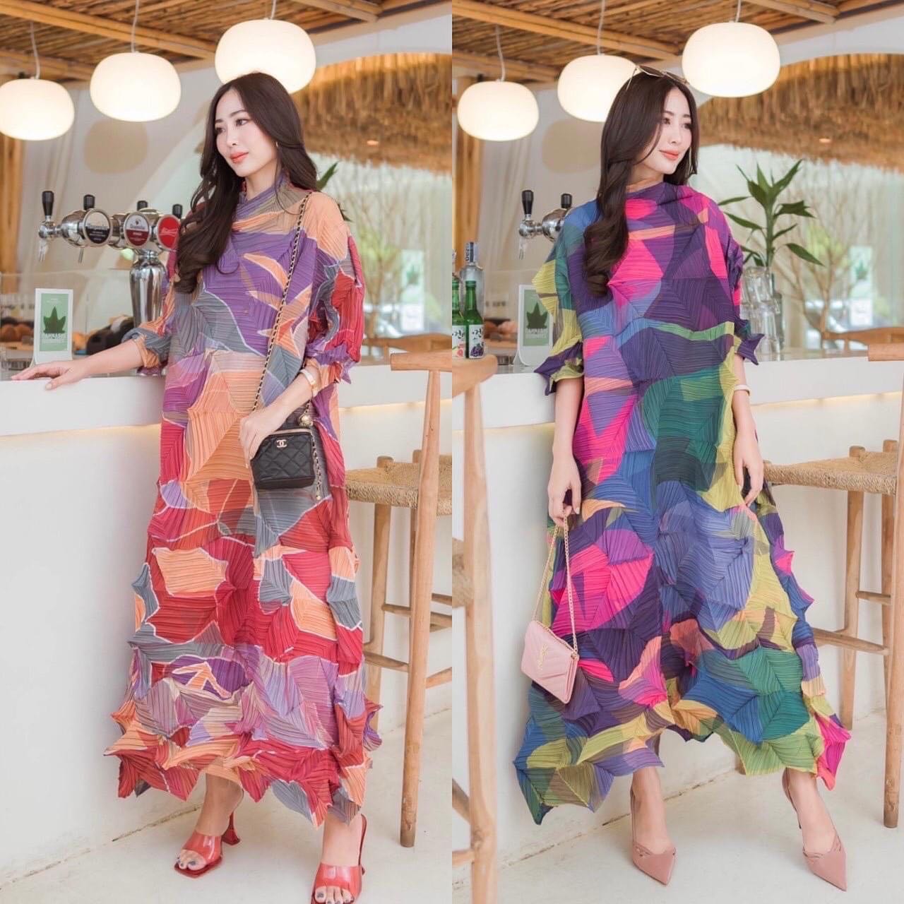 เดรสอัดพลีท ตัวยาวงานสวย Premium 👍🏻 แพตเทิร์นเรียบหรู ทรงแขน 3 ส่วน ✨✨ เนื้อผ้าอัดพลีทแบบใหม่ให้ดูแปลกตา สวยเก๋ ใส่สบาย สินค้าคุณภาพ (พร้อมส่ง)