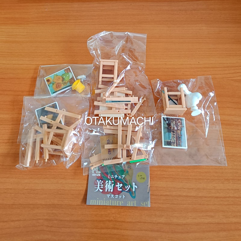 กาชาปองมาสคอทชุดวาดศิลปะ Miniature Art Set Mascot