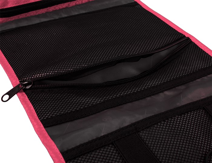 Bagsmart กระเป๋าใส่อุปกรณ์อาบน้ำ คุณภาพสูง ใส่อุปกรณ์อาบน้ำ แขวนได้ สำหรับเดินทาง ท่องเที่ยว (Pink)