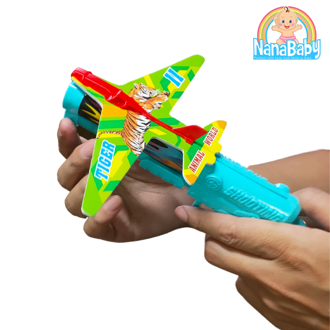 ปืนของเล่น ปืนยิงเครื่องร่อน ปืนยิงเครื่องบิน ของเล่นเด็กผู้ชาย