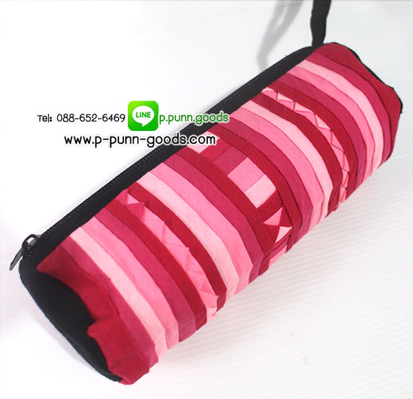 กระเป๋าดินสอผ้าชาวเขา ผ้าลีซู