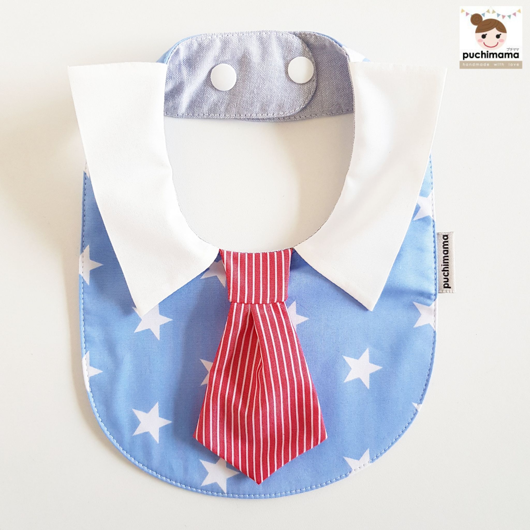 Puchimama "Necktie" Bib