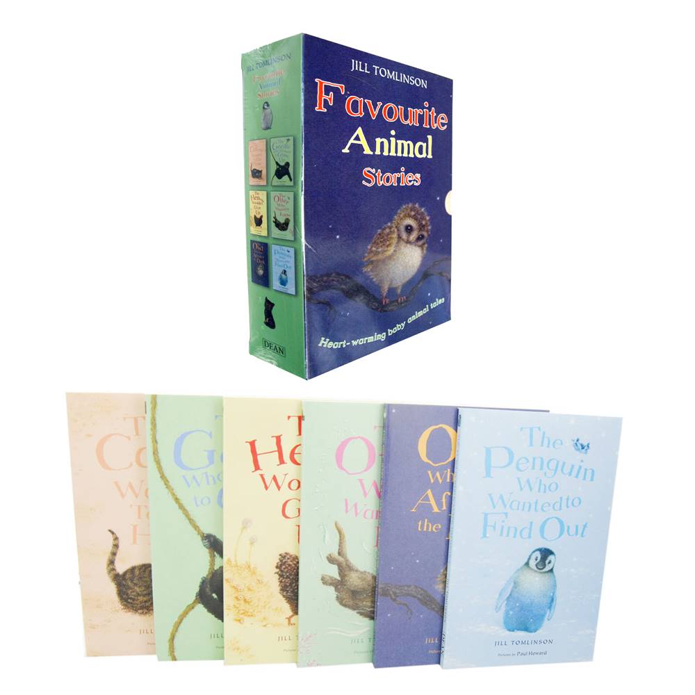 Favorite Animal Stories : Jill Tomlinson 6 Book Collection เซตเรื่องราวอันอบอุ่นเกี่ยวกับลูกสัตว์ 6 เล่ม : The Owl Who was Afraid of the Dark and other stories