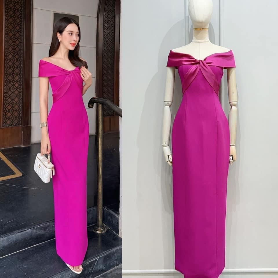 เดรสปาดไหล่ช่วงอกตัดต่อผ้าดีไซน์ไขว้อก เสริมฟองน้ำ ตัวเดรสใช้เนื้อผ้าเกรดพรีเมี่ยมทั้งตัว ดีไซน์กระโปรงทรงสอบยาว ผ่าหลัง งานมีซับใน ใส่สบาย : สินค้าคุณภาพ (พร้อมส่ง)