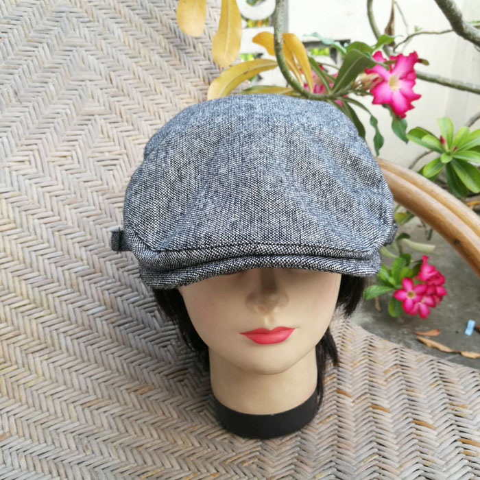 หมวกติงลี่ หมวกแฟลตแค็ป ผ้าหมวกสวย 56-61ซม.