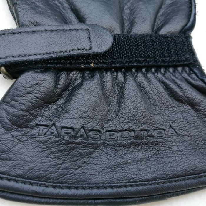 ถุงมือชาย หนังแท้สีดำ (ของใหม่)