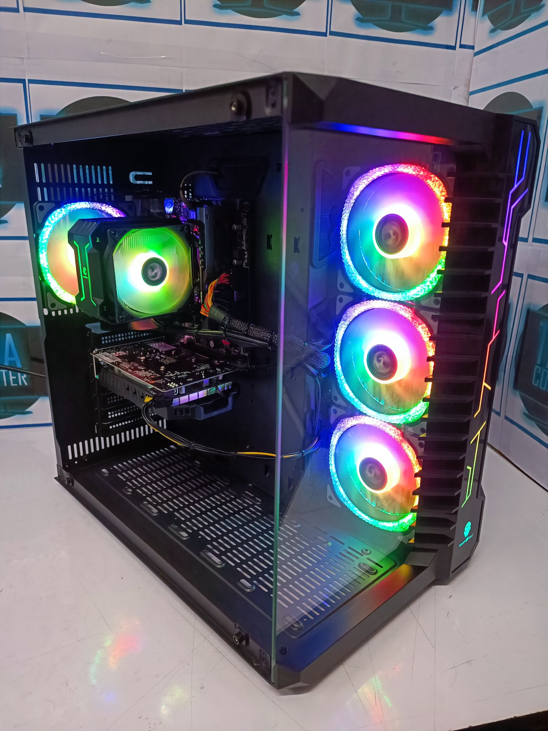 (18,900)คอมประกอบตั้งโต๊ะ สเปคแรง I5-6500 Ram8GB SSD120GB HDD500GB GTX1050Ti