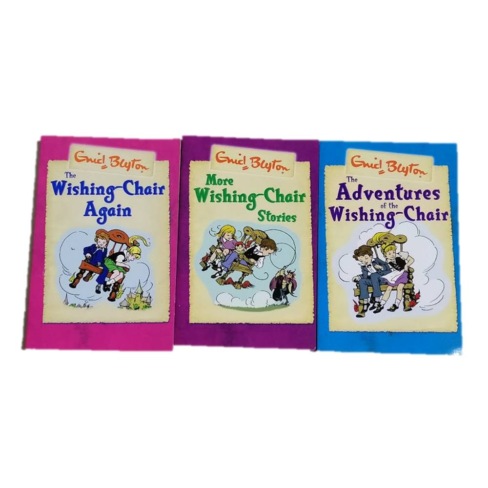 Enid Blyton : 3 Books Collection of The Adventures of the Wising-Chair & Again & More - เซตหนังสือของเอนิด ไบล์ตัน 3 เล่ม เก้าอี้วิเศษ
