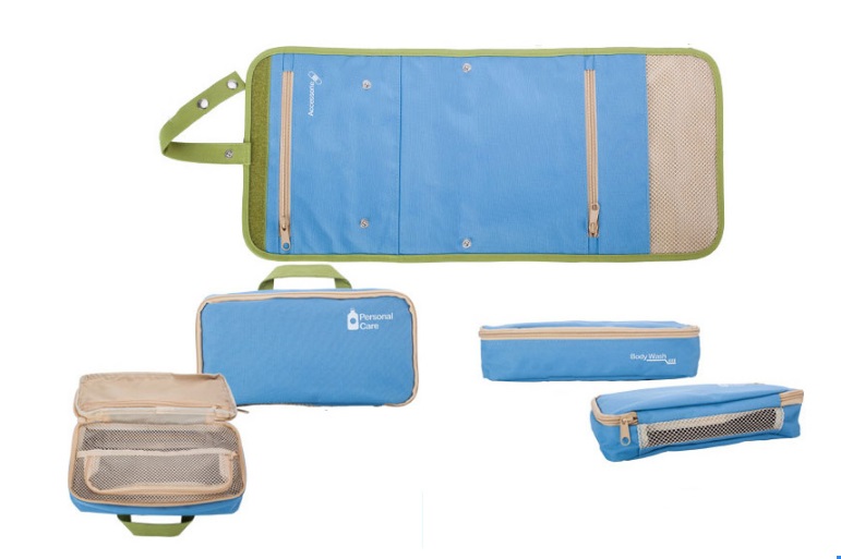 กระเป๋าใส่อุปกรณ์อาบน้ำ คุณภาพดี แขวนได้ ดึงกระเป๋าอีกสองใบแยกใช้ได้