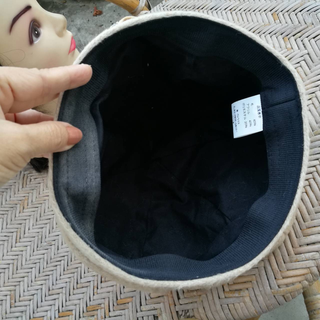 หมวกเบเร่ต์ขนสัตว์ ทรงฟักทอง น่ารักมากกก