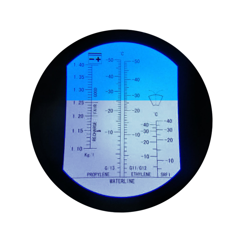Refractometer สำหรับวัดค่าถ่วงจำเพาะ(ถ.พ.)ของน้ำกรดแบตเตอรี่ รุ่น R503