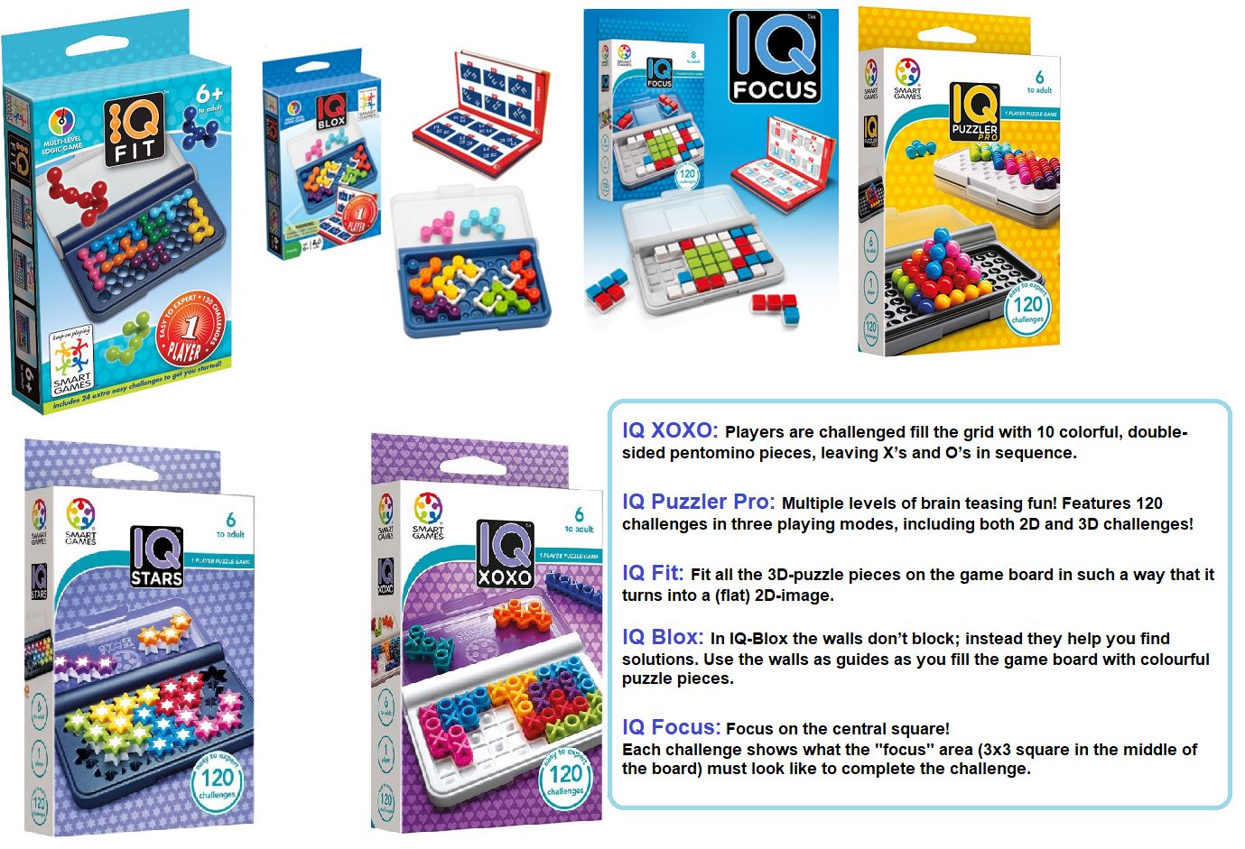 เกมอัจฉริยะ IQ Game 3D Puzzles Board Game