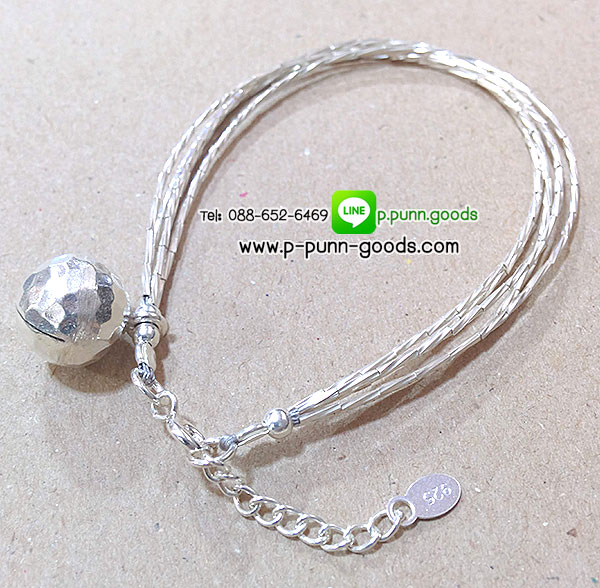 สร้อยข้อมือเงินแท้