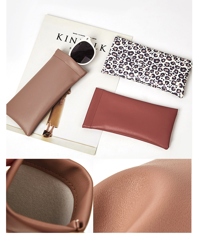 MOKHA ซองแว่นตา ซองหนัง ซองใส่แว่น Leather Glasses Case