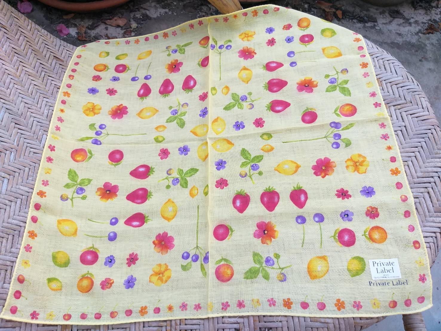 ผ้าเช็ดหน้า PRIVATE LABEL สีสวยยย