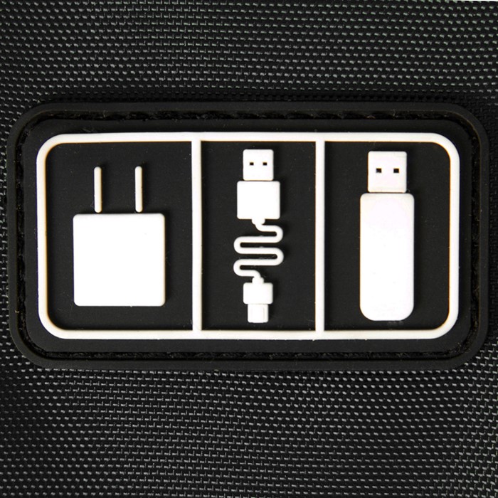 ฺBagsmart กระเป๋าจัดระเบียบอิเล็กทรอนิกส์ กระเป๋าใส่สายชาร์จ กระเป๋าใส่ฮาร์ดดิสก์ กระเป๋าใส่อุปกรณ์ไอที มีช่องใส่ SIM, SD CARD (Black)