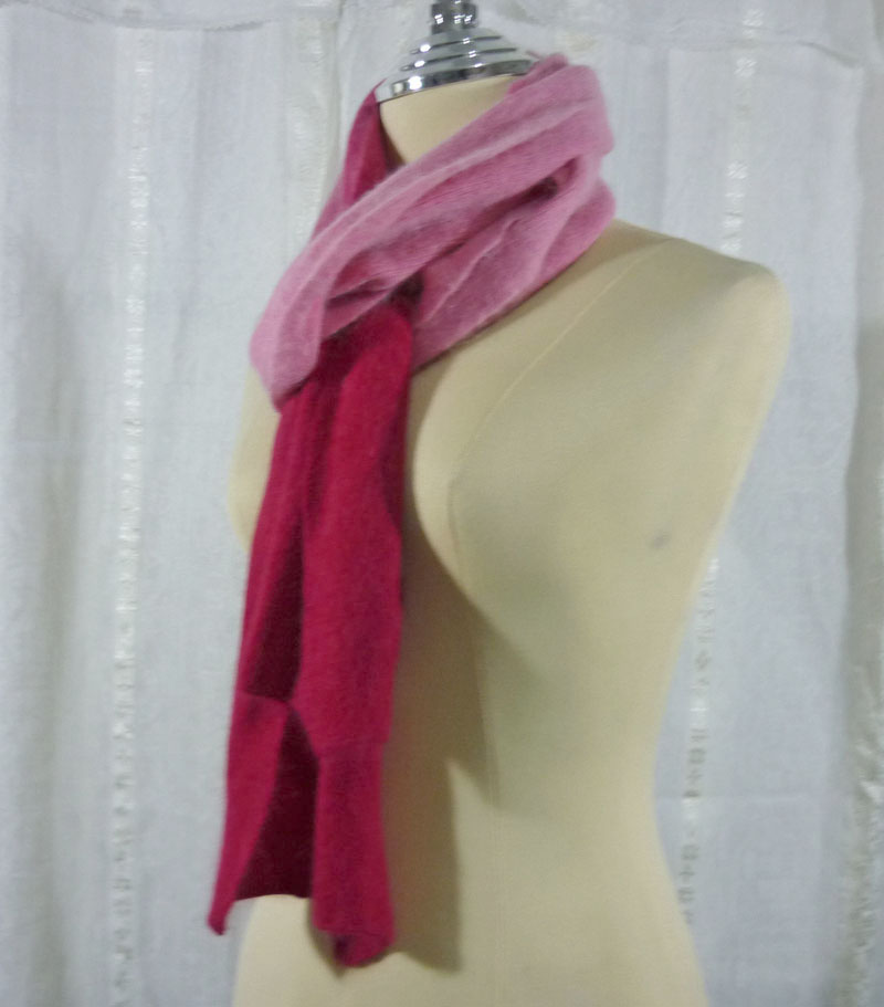 ผ้าพันคอไหมพรมขนกระต่าย นุ่มมาก อุ่นติดลบ สีน่ารักมาก