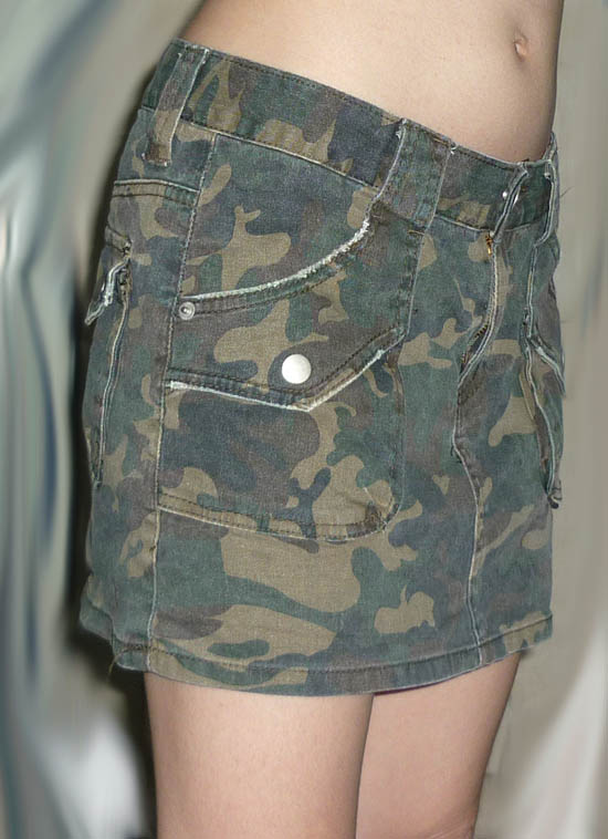 #2กระโปรงลายพราง แบรนด์ห้าง สวยมากตัวนี้ 29-36-11