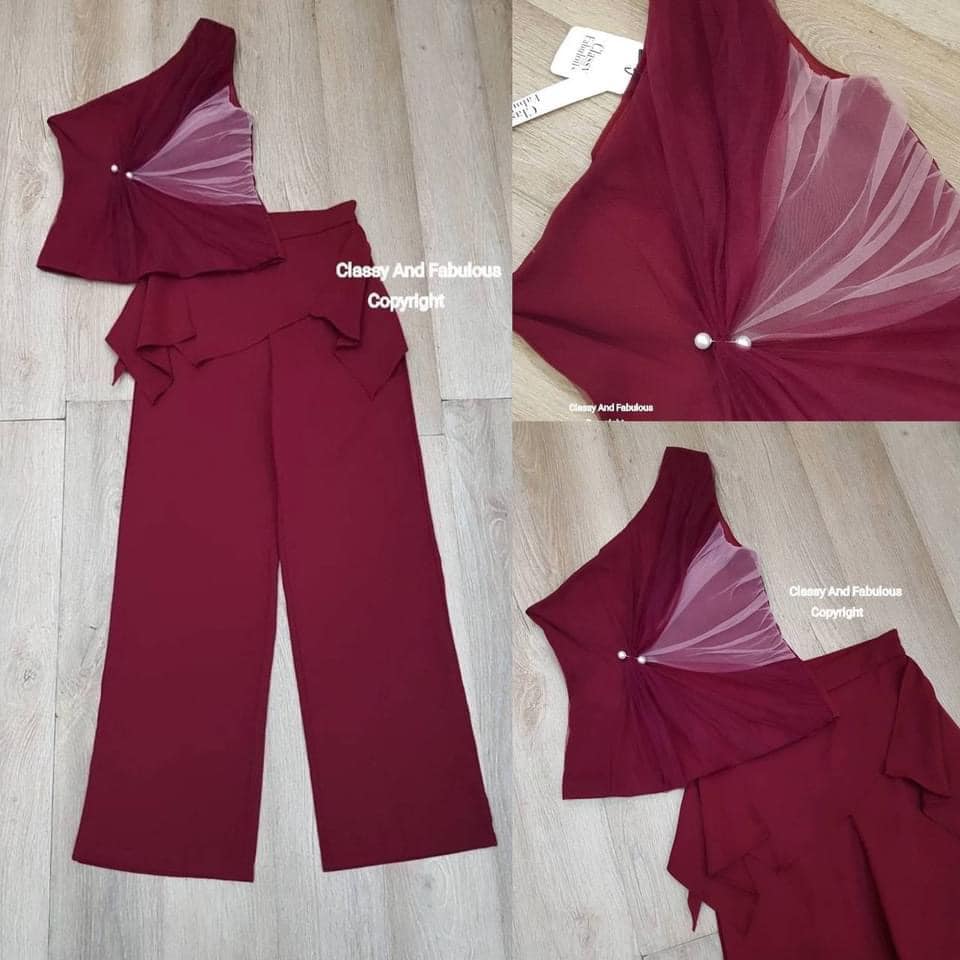 Set เสื้อ+กางเกงขายาว ทรงสวย ไฮโซจริงผ้าดีเยี่ยมทรงสวย ใส่สบาย สินค้าคุณภาพ (พร้อมส่ง)