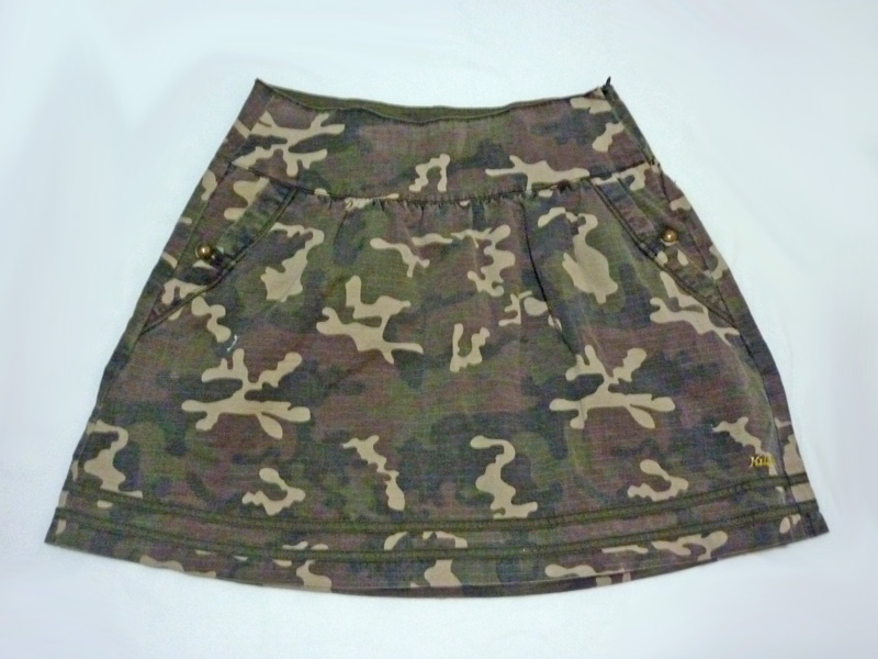 กระโปรงลายพรางไซด์ใหญ่ สวยน่ารัก 30-48-18