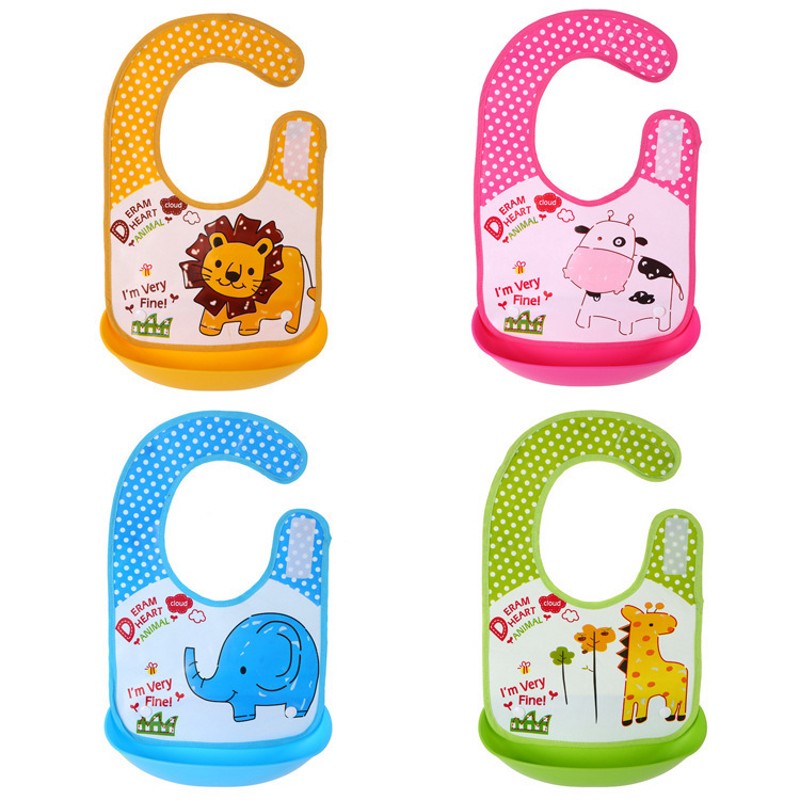 ผ้ากันเปื้อนเด็ก อาหารและขนม ผ้ากันเปื้อนรองเศษอาหาร ผ้ากันเปื้อนbaby ผ้ากันเปื้อน kids ถอดถาดรองอาหารออกได้