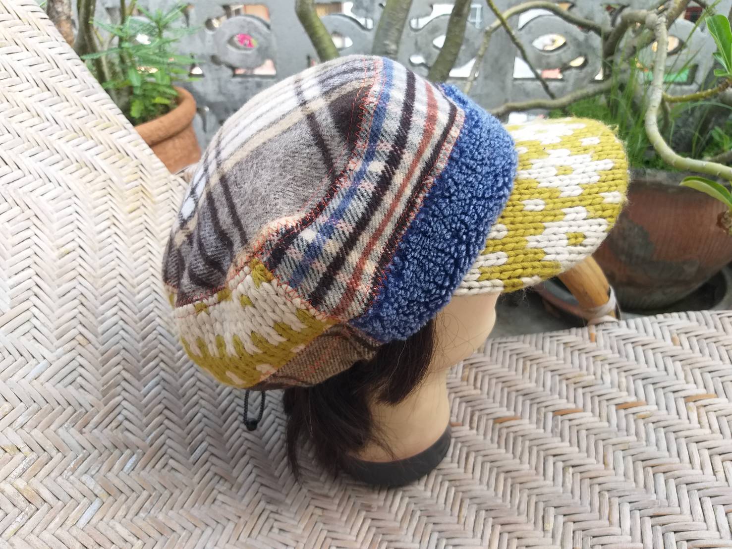 หมวกแก๊ปไหมพรม grace hats สวยและอุ่นมาก