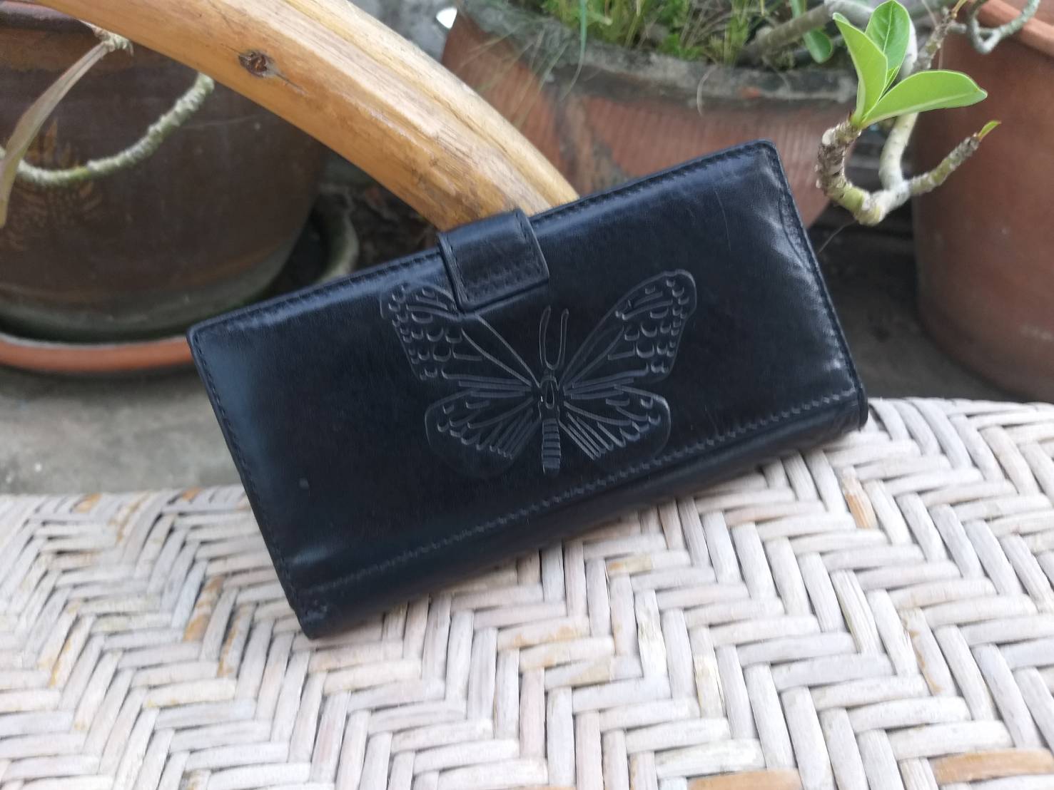 กระเป๋าใส่นามบัตร ใส่บิล CIALEE หนังแท้ สวยมาก (ของใหม่)