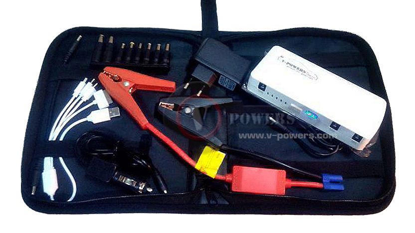 อุปกรณ์ในชุดเครื่องจั๊มสตาร์ท V-Powers A6