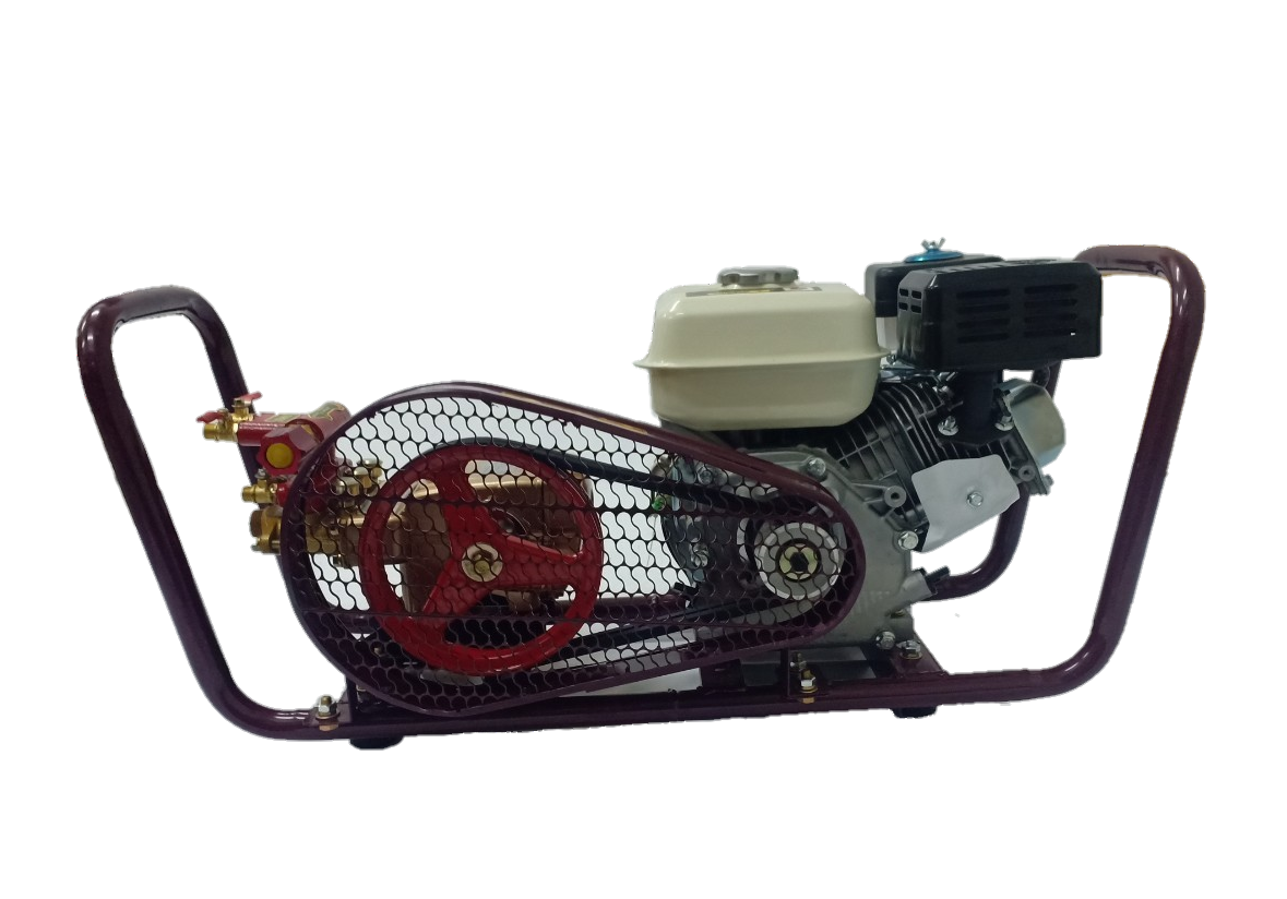 ปั๊มสามสูบครบชุดพร้อมเครื่องยนต์เบนซิน6.5แรง ส่งฟรี